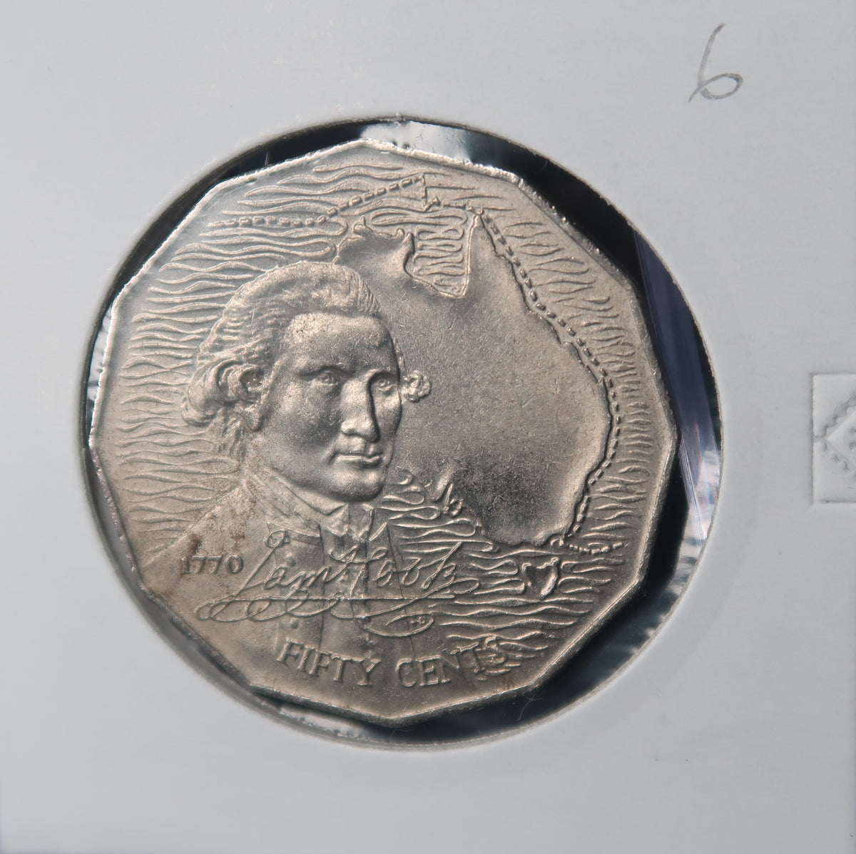 1970 Australian Fifty Cents (50c) Captain James Cook