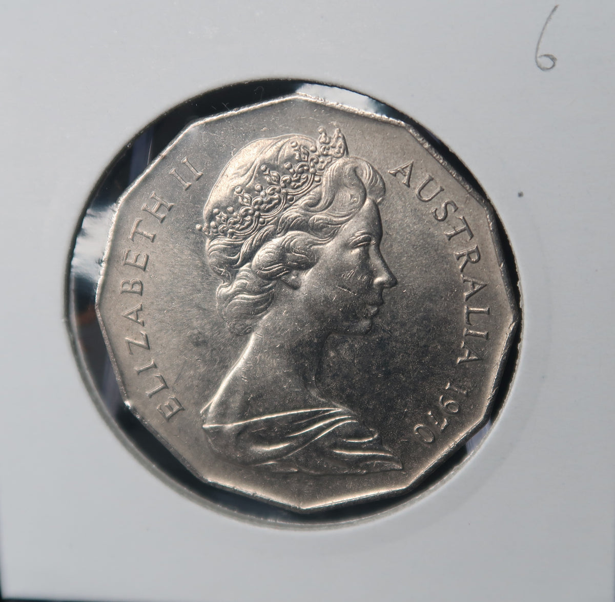 1970 Australian Fifty Cents (50c) Captain James Cook