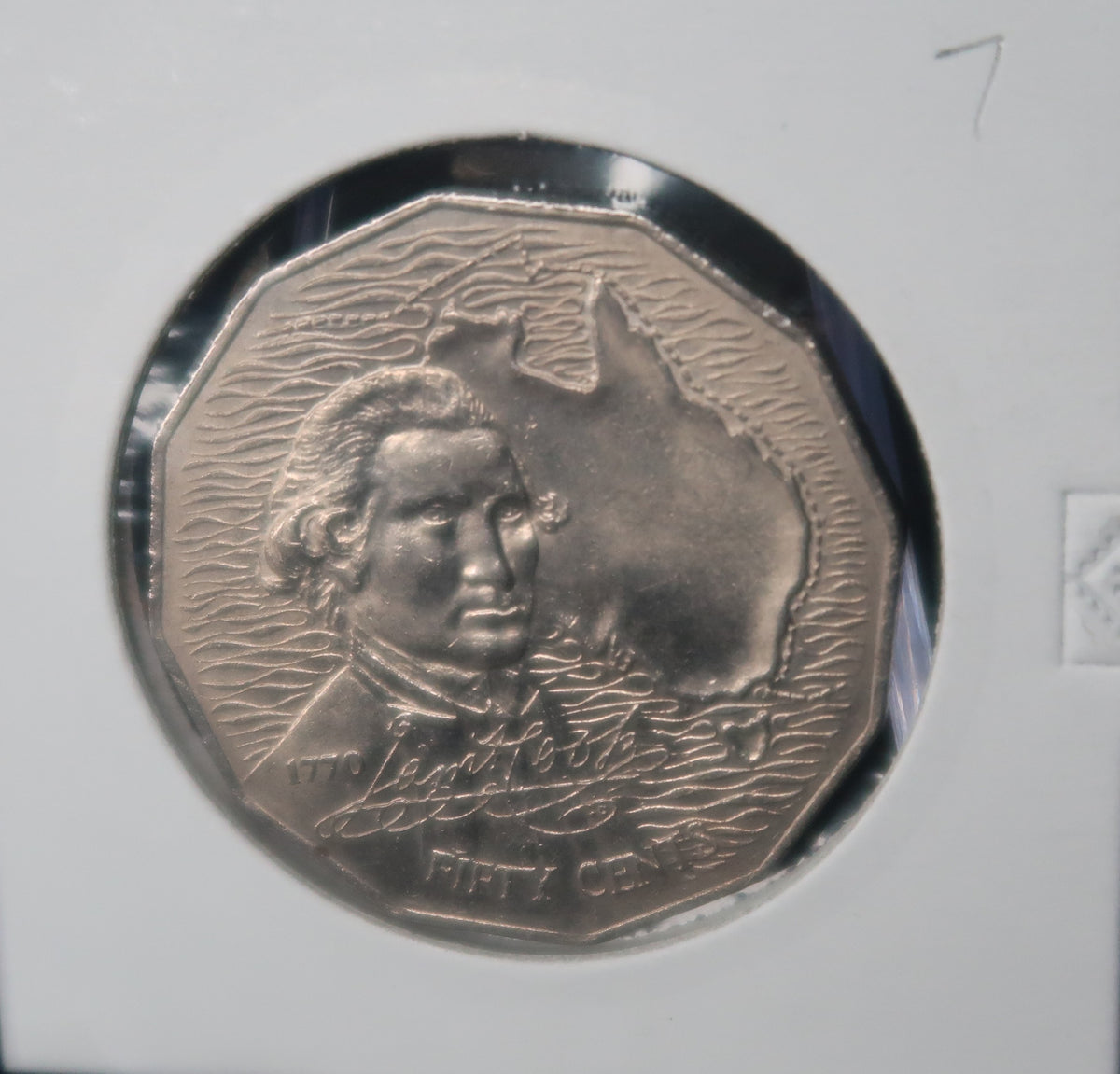 1970 Australian Fifty Cents (50c) Captain James Cook