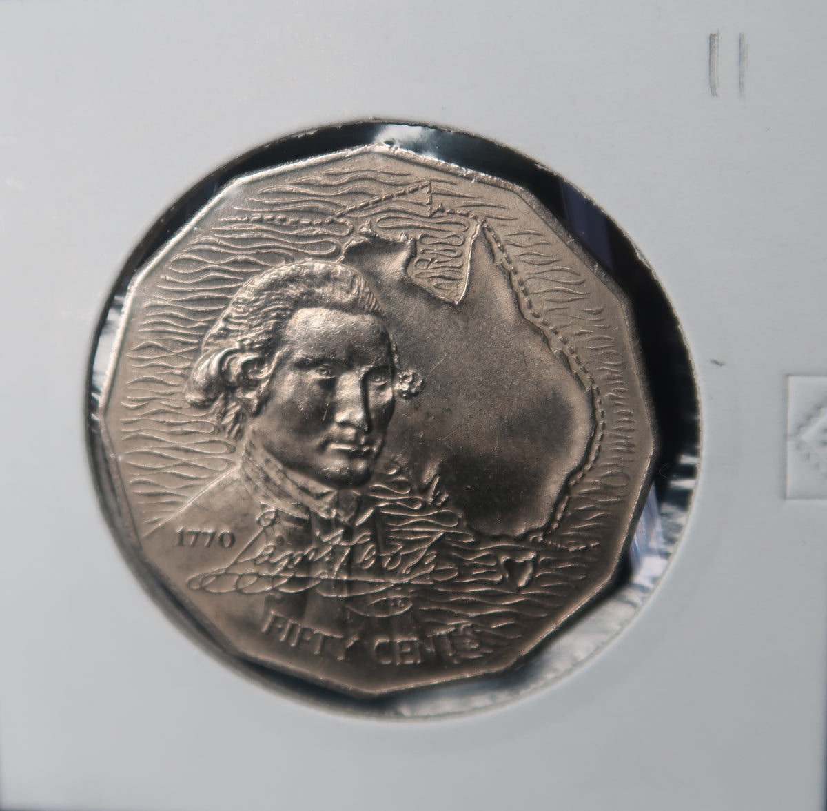 1970 Australian Fifty Cents (50c) Captain James Cook