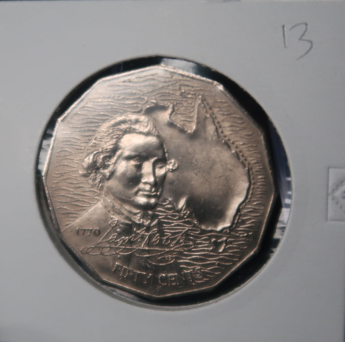 1970 Australian Fifty Cents (50c) Captain James Cook