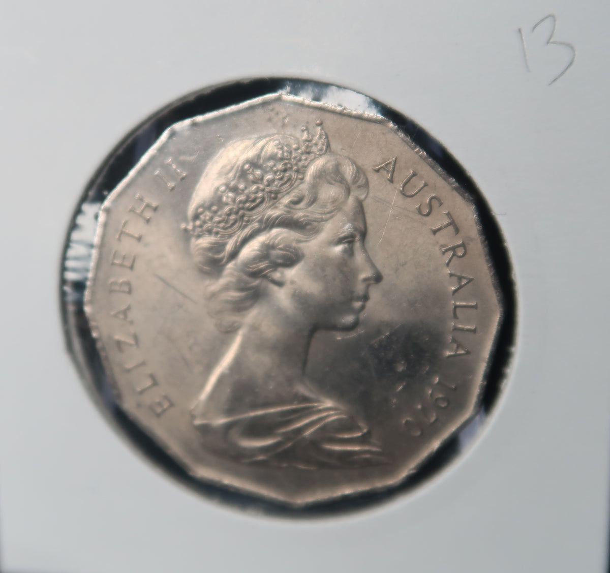 1970 Australian Fifty Cents (50c) Captain James Cook