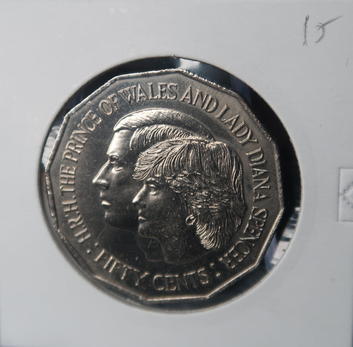 1981 Australian Fifty Cents (50c) Royal Wedding