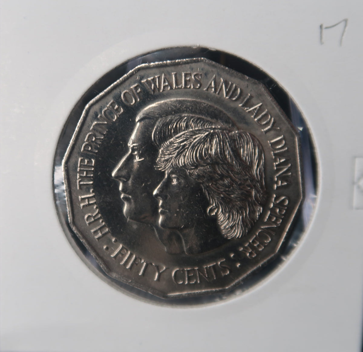 1981 Australian Fifty Cents (50c) Royal Wedding