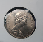 1977 Australian Fifty Cents (50c) Silver Jubilee