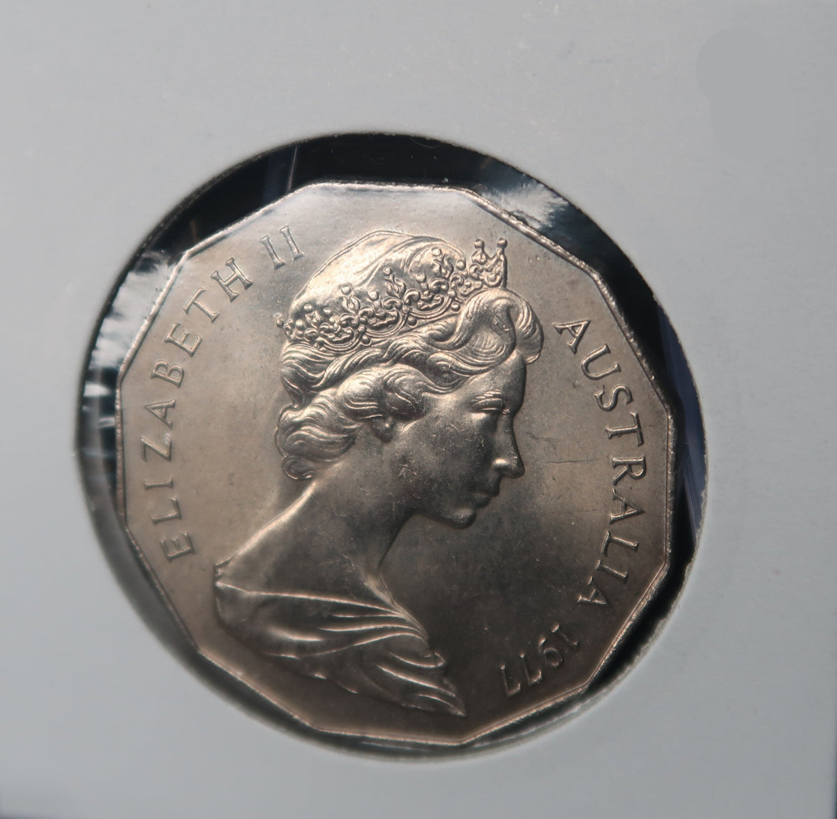 1977 Australian Fifty Cents (50c) Silver Jubilee