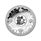 2009 Australian Five Dollar ($5) International Year of Astronomy - Meteorite Silver Proof