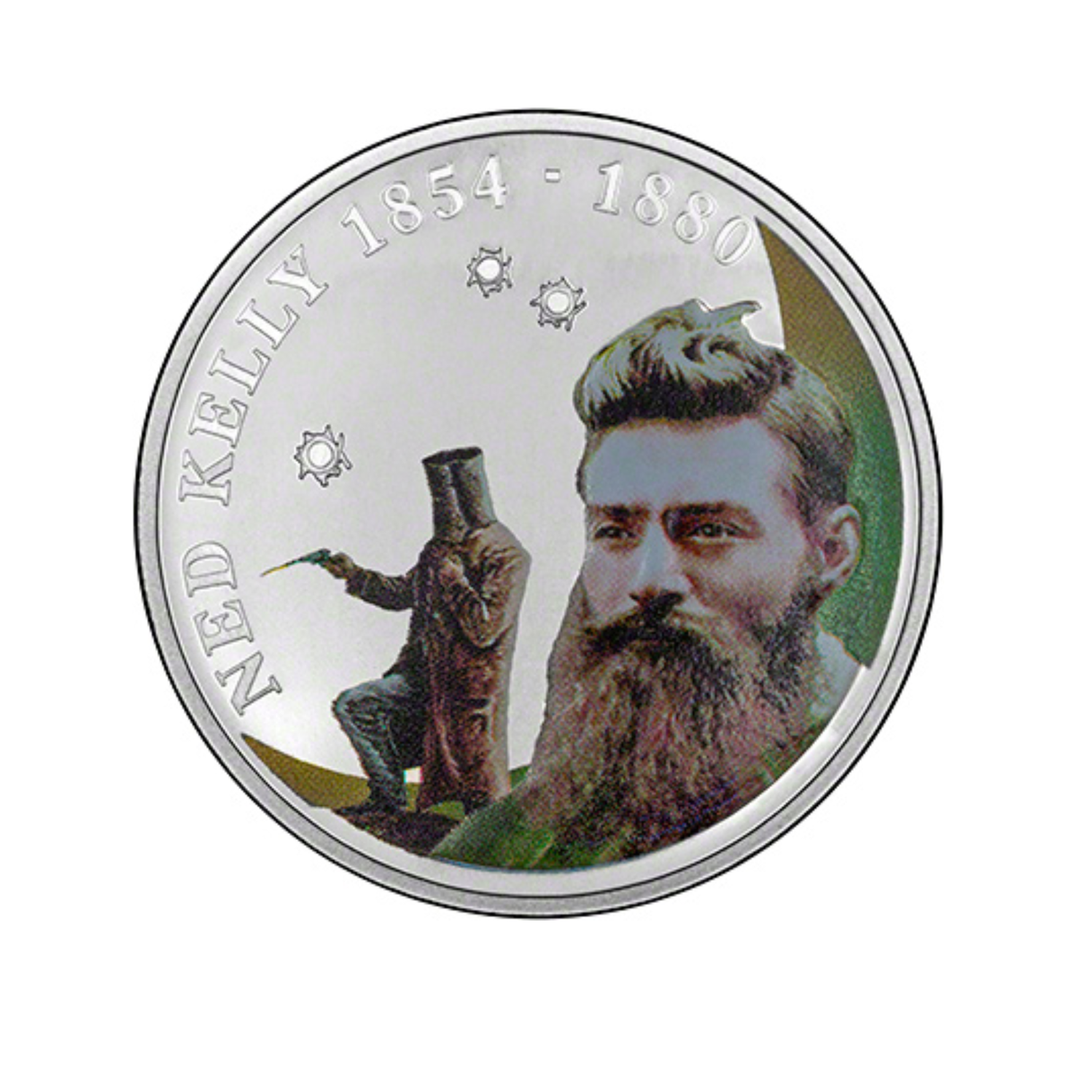 2004 Cook Islands Fifty Cents (50c) Ned Kelly