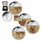 2011 Niue Five Dollar ($5) Tasmanian Tiger Silver Proof