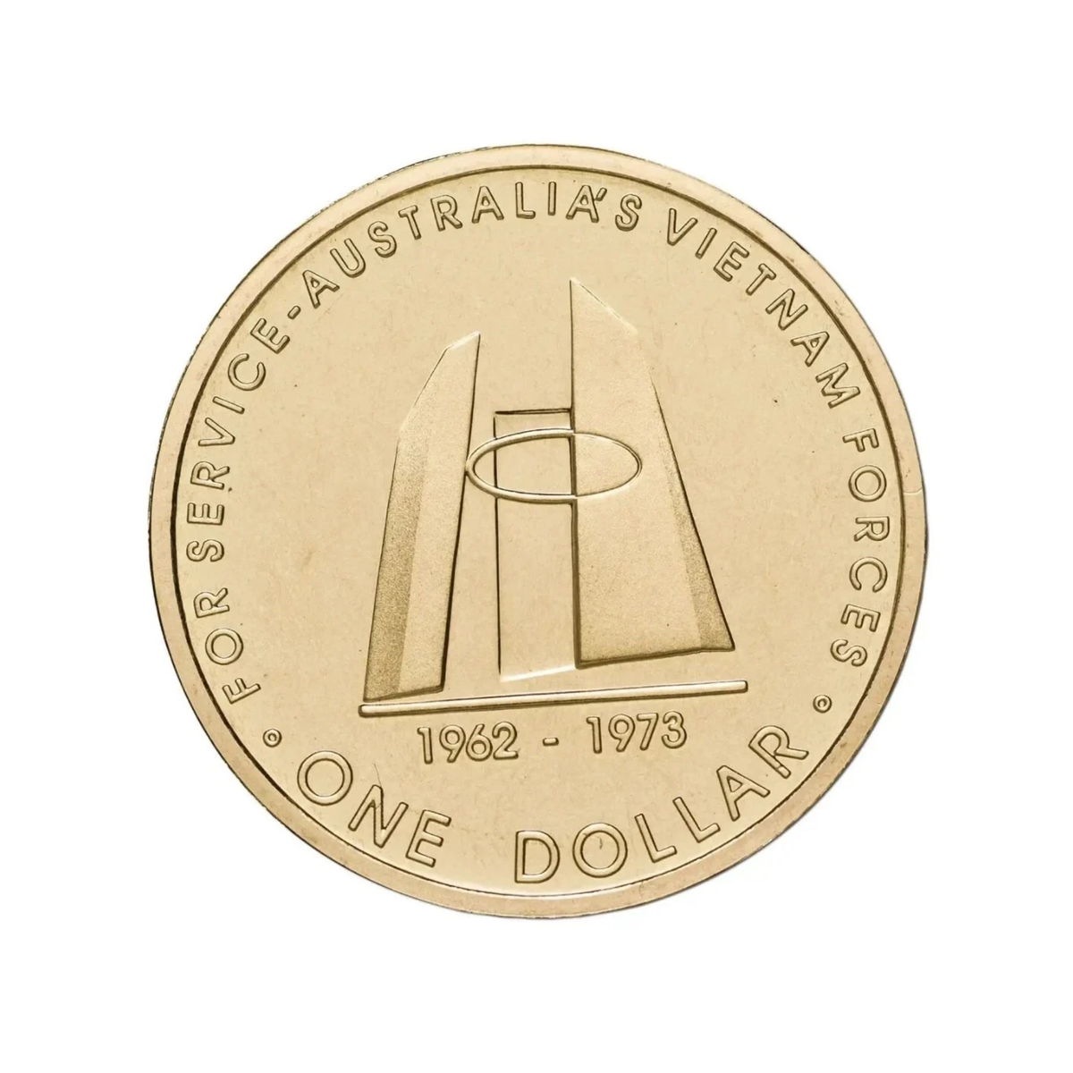 2003 Australian One Dollar ($1) 'For Service' Vietnam Forces