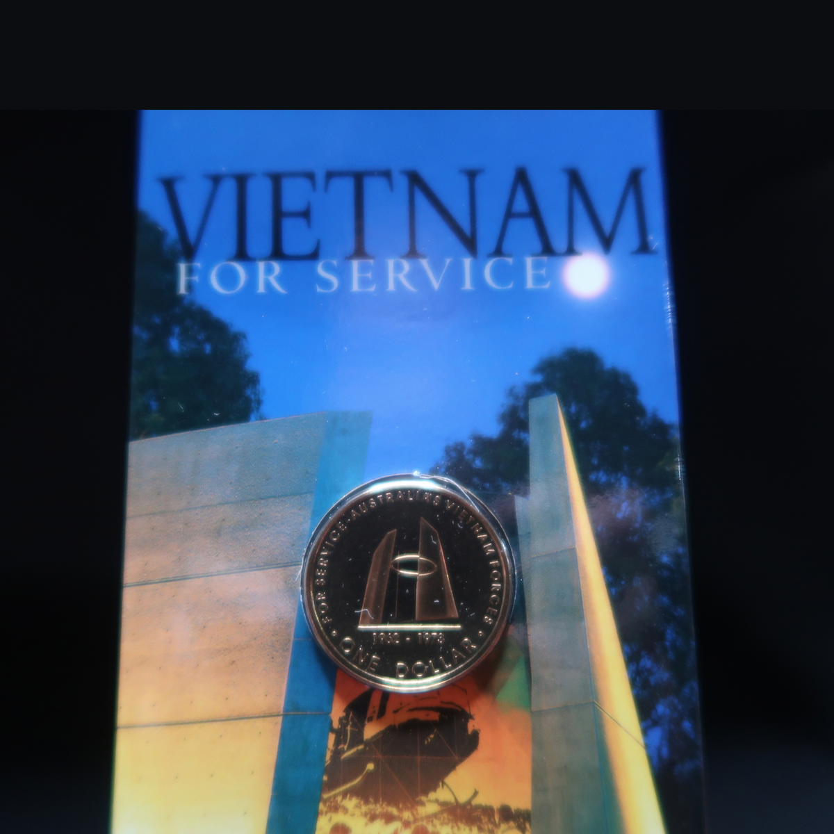 2003 Australian One Dollar ($1) 'For Service' Vietnam Forces