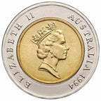 1994 Australian Five Dollar ($5) Coin - Womens Vote - Bi-Metal