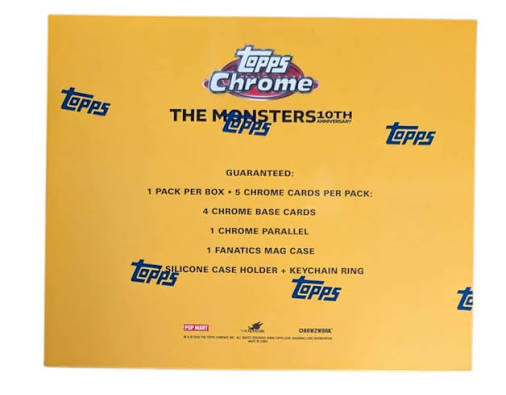Topps 2025 Chrome Labubu The Monsters 10th Anniversary Hobby Box